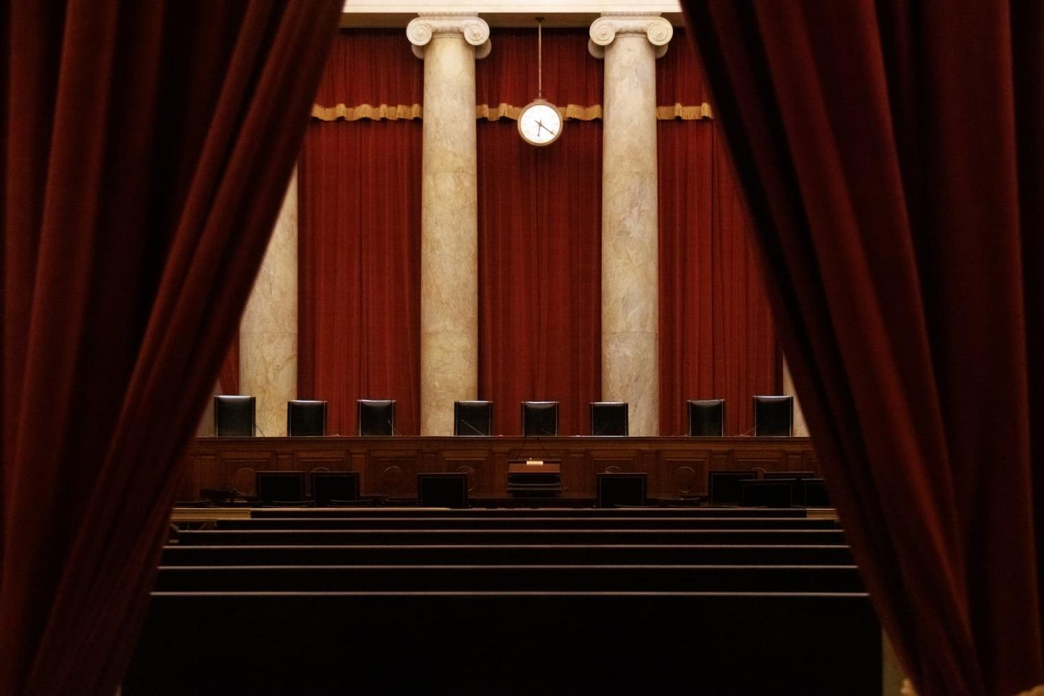 The Court Chamber inside of the Supreme Court building in Washington, D.C. is seen on December 6, 2022.