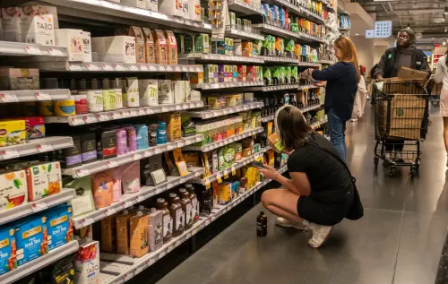 Shopping in a Whole Foods Market supermarket in New York on Monday, September 2, 2024. Vice-President Kamala Harris announced that upon election she will propose the first federal ban on food price gouging.