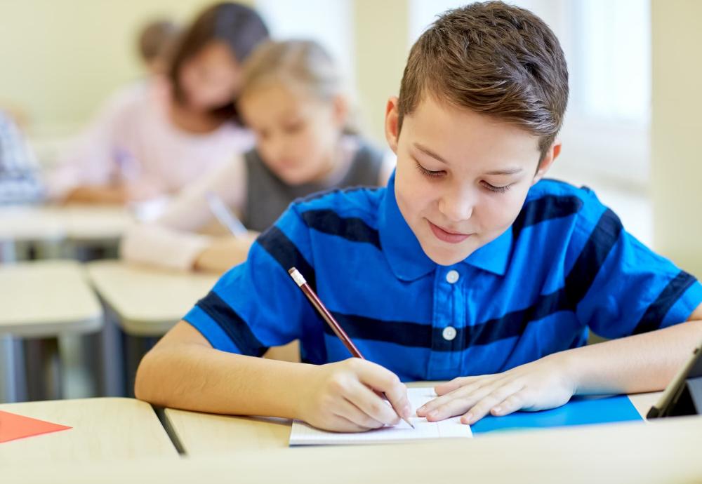 boy in classroom