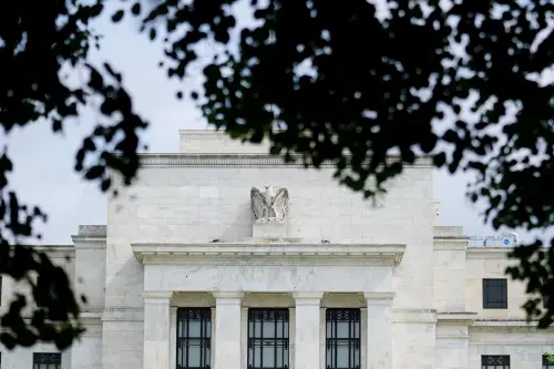 The exterior of the Marriner S. Eccles Federal Reserve Board Building is seen in Washington, D.C., U.S., June 14, 2022.