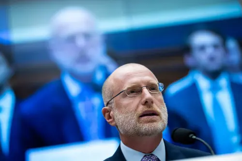 Federal Communication Commission Commissioner Brendan Carr testifies during a House Energy and Commerce Subcommittee oversight hearing, at the U.S. Capitol, in Washington, D.C., on Wednesday, June 21, 2023.